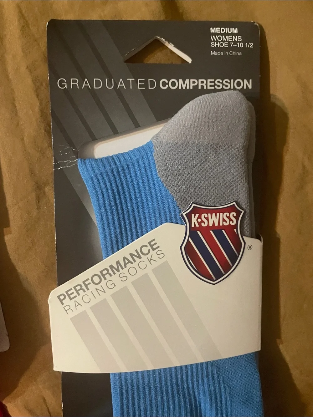 K-Swiss Performance Athletic Socks in Hot Pink and Sky Blue